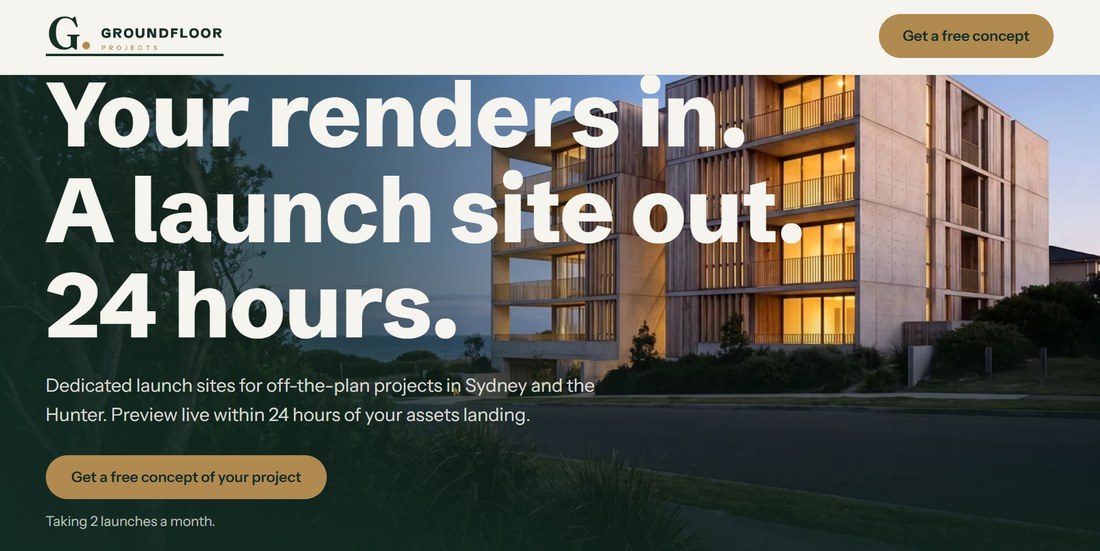 Groundfloor Projects website